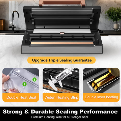 VACAPEX 120W energy-smart performance for efficient, leak-free sealing.