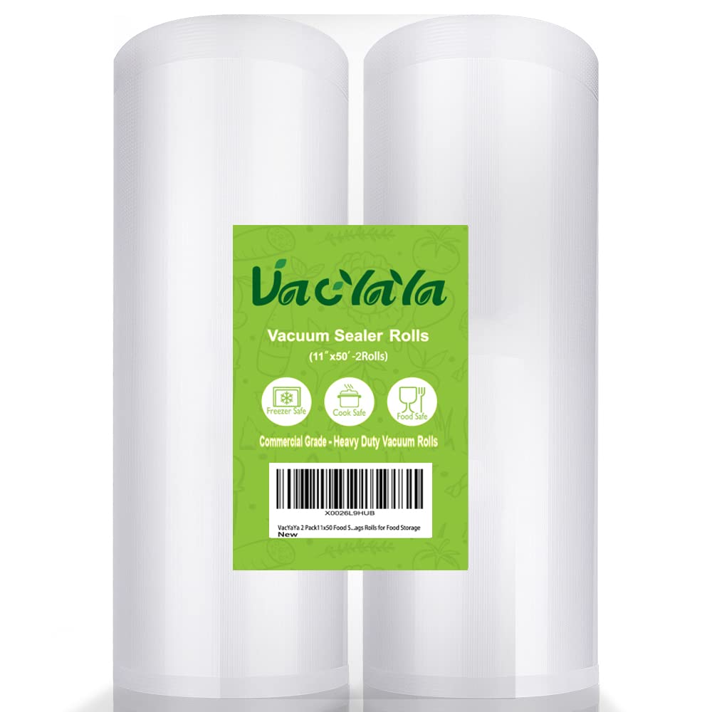 Vacayaya 11x50 bag roll packaging, BPA-free and heavy-duty for freshness