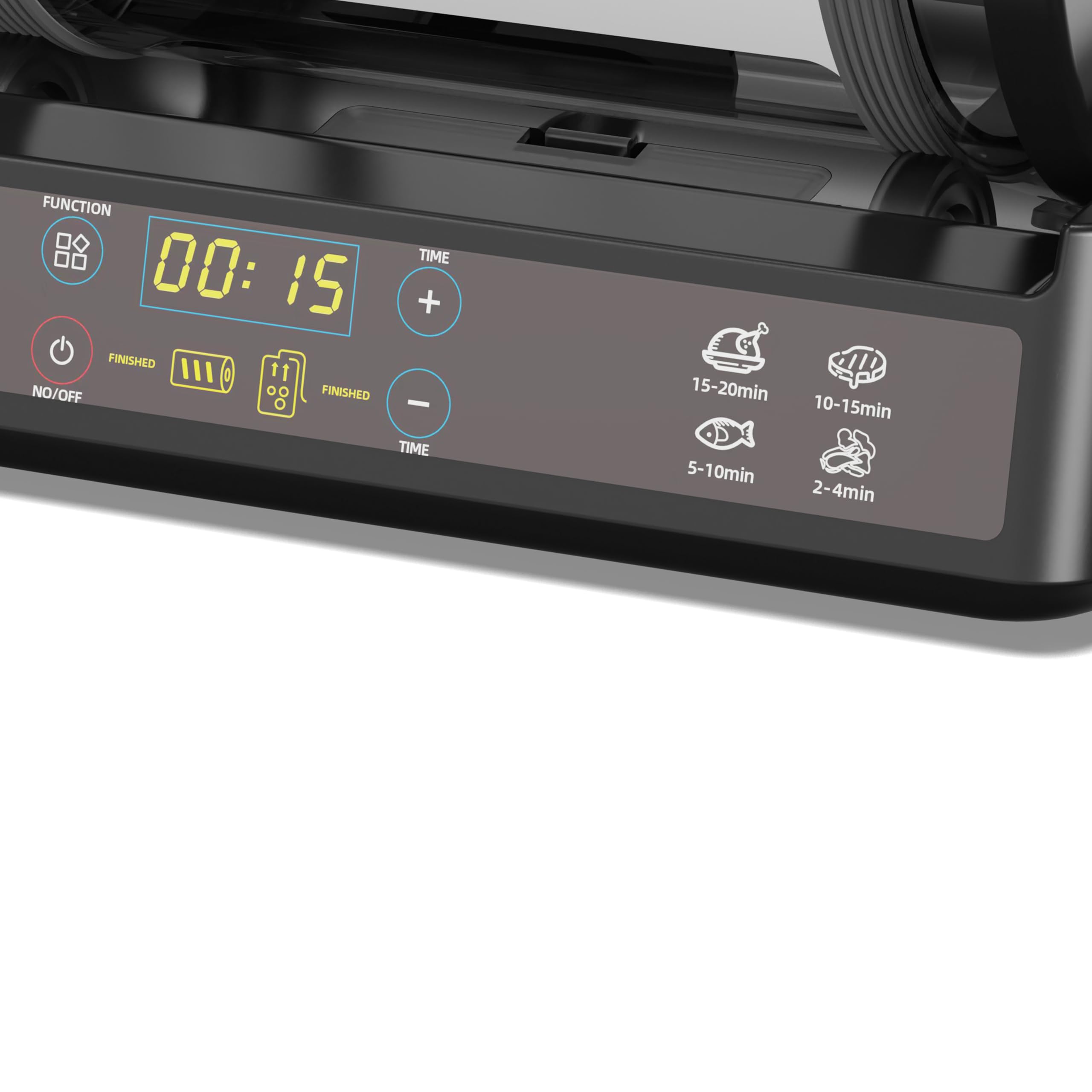VacuMarin digital display provides clear marination timing