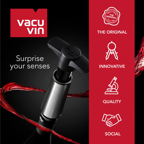 Vacu Vin reusable cooling element refreezes for repeated use.
