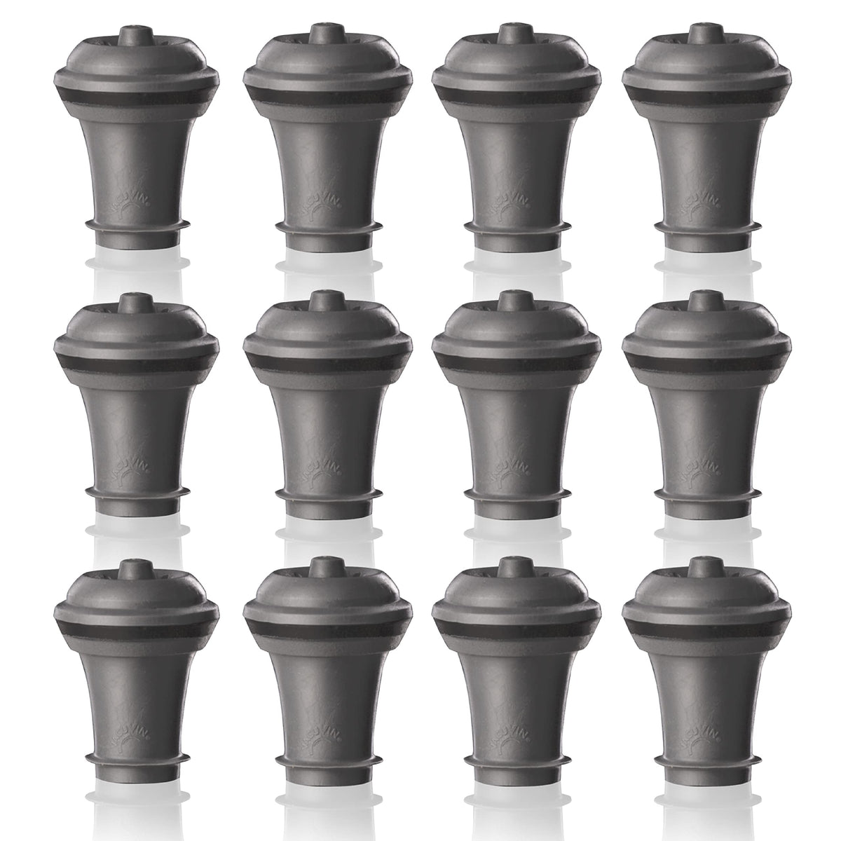 Vacu Vin wine saver set of 12 stoppers keeps opened wine fresh longer.