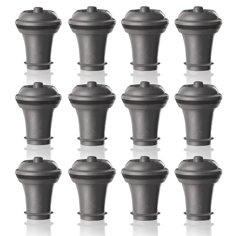 Vacu Vin wine saver set of 12 stoppers keeps opened wine fresh longer.