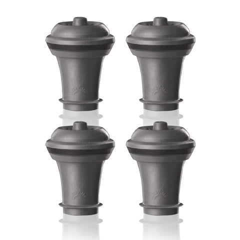 Vacu Vin wine saver stopper in bottle creating an airtight seal for lasting freshness.