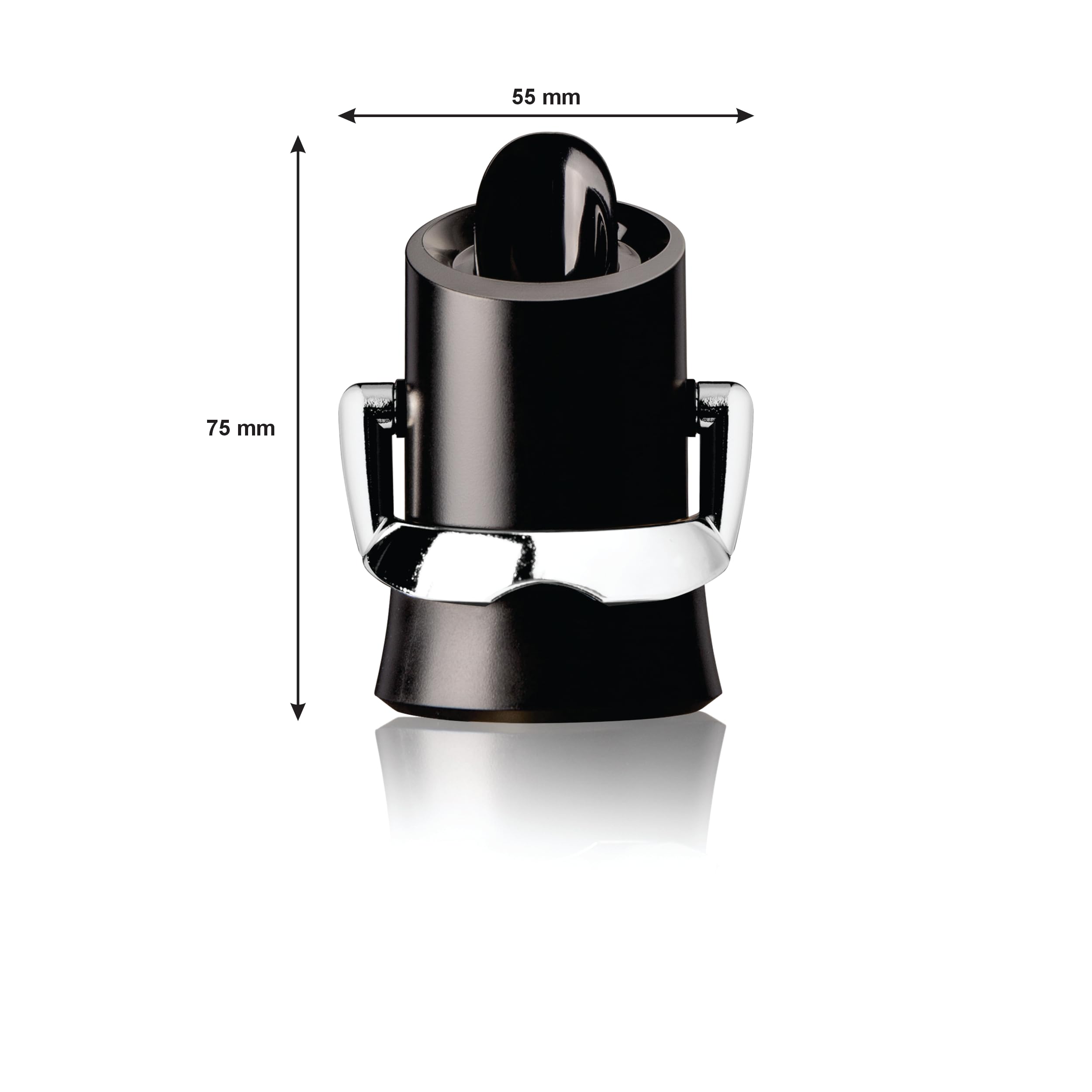 Vacu Vin stopper uses durable materials for long-lasting champagne freshness