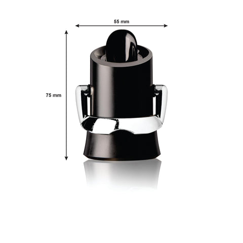 Vacu Vin stopper uses durable materials for long-lasting champagne freshness