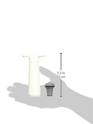 Vacuvin Original Wine Saver bottle with cap on preserves flavor longer