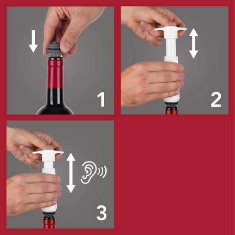Vacuvin Original Wine Saver packaging presents a great gift for wine lovers