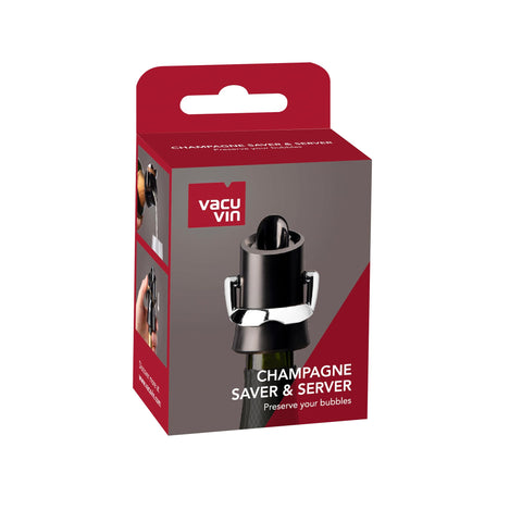 Vacu Vin 2-in-1 tool blends stopper and server for convenience
