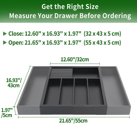 VaeFae removable knife block safely stores knives in the drawer.