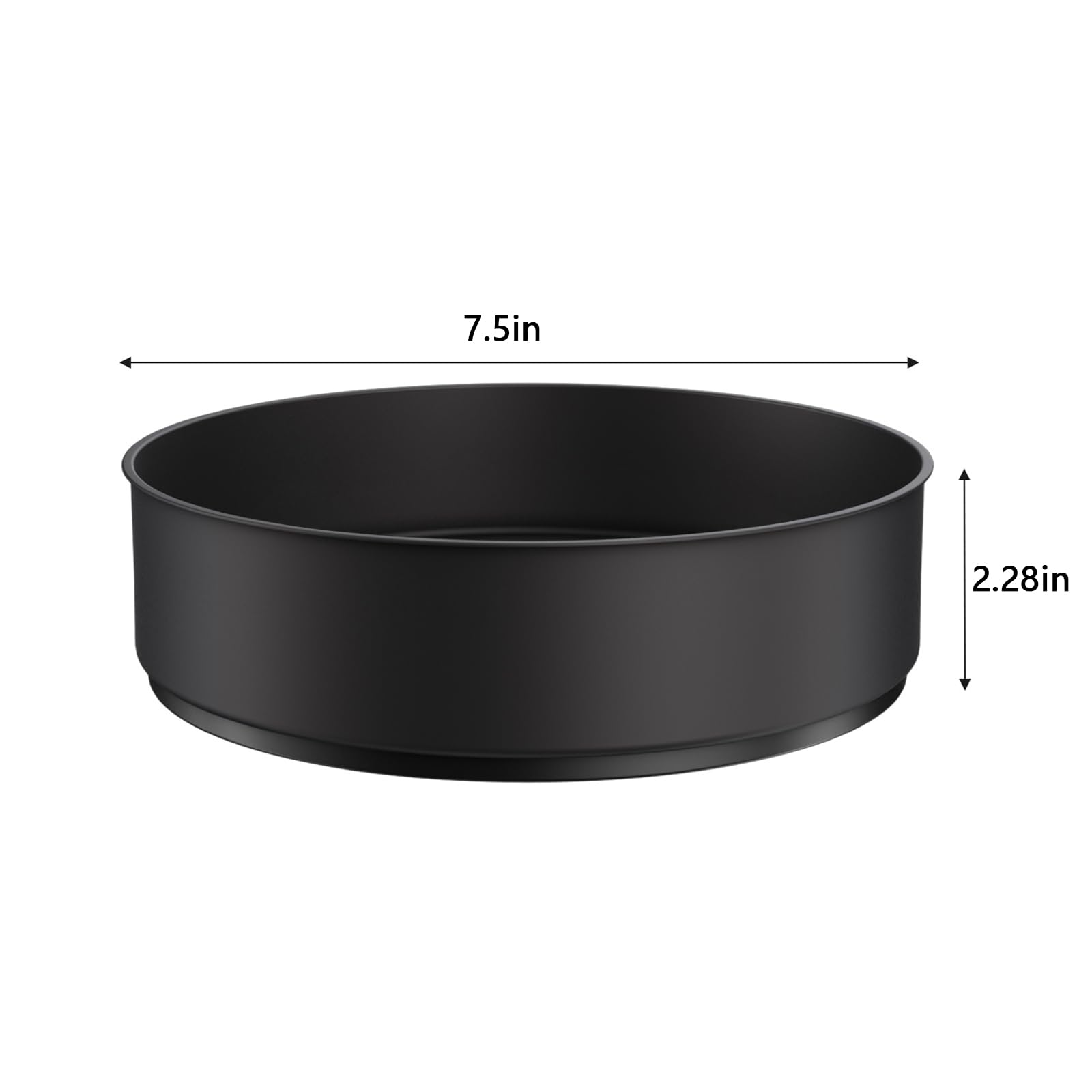 VAEHOLD Lazy Susan shows rimmed edge preventing spills during use.