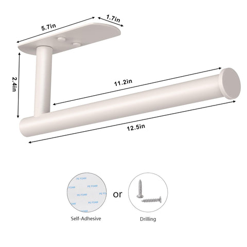 VAEHOLD 12.5-inch paper towel bar fits standard rolls.