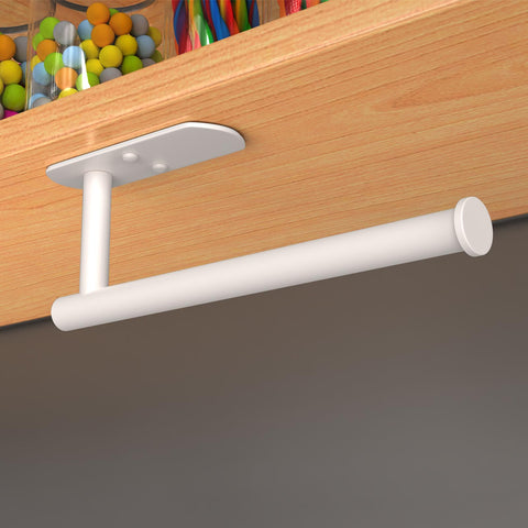 VAEHOLD wall-mounted paper towel holder brown finish for kitchen convenience.