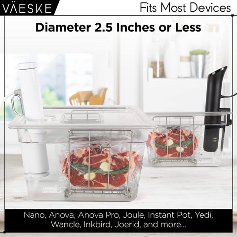 VÄESKE 12-quart container fits multiple portions for family meals