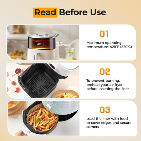 Vailnd food-safe materials keep flavor intact during cooking.