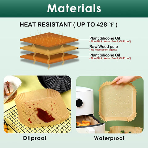 Vailnd nonstick, greaseproof parchment paper for easy cleanup.