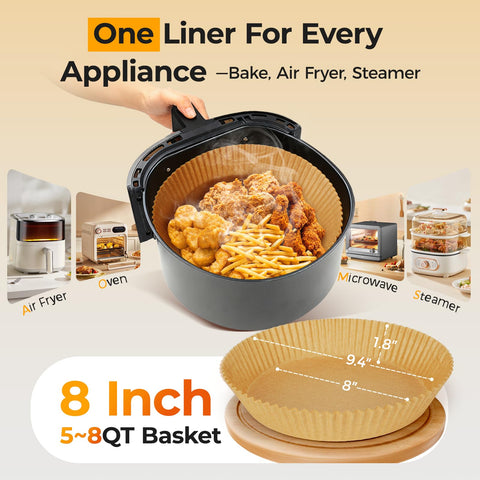 Vailnd silicone-coated parchment paper with non-stick surface for easy baking.