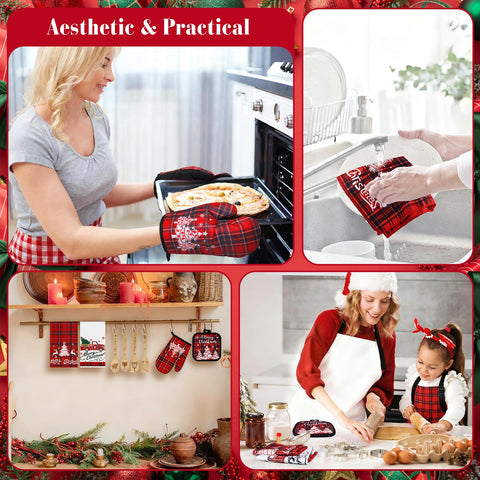 VAIPI Christmas plaid design brightens kitchens with festive vibes