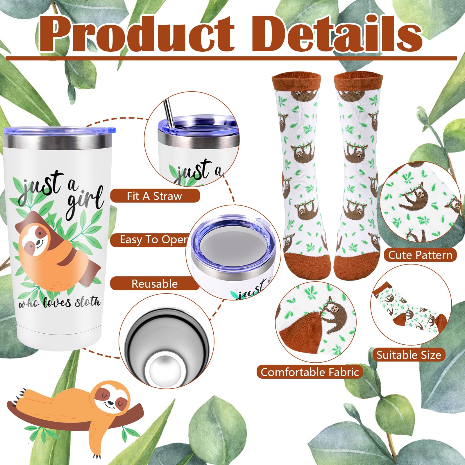VAIPI sloth cosmetic bag keeps essentials organized in a compact package.