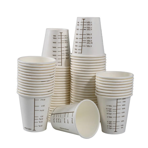 Vakly 3 oz cups are ideal for kitchen mixing and small projects.