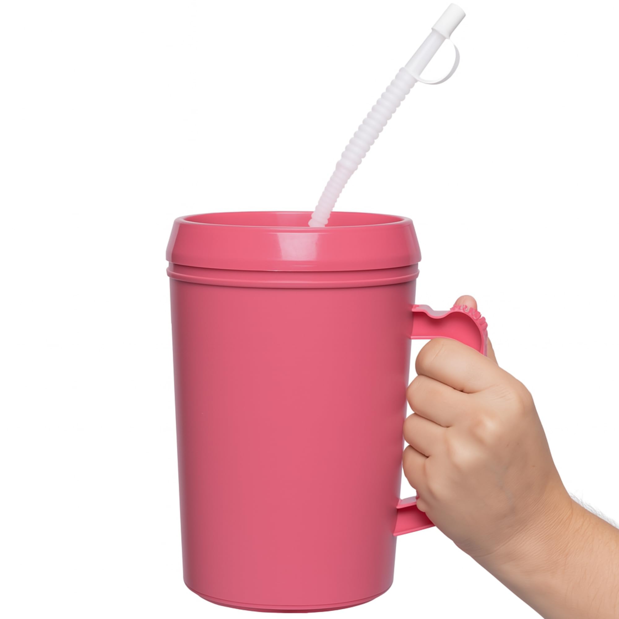 Durable double-wall Vakly carafe design maintains beverage temperature.