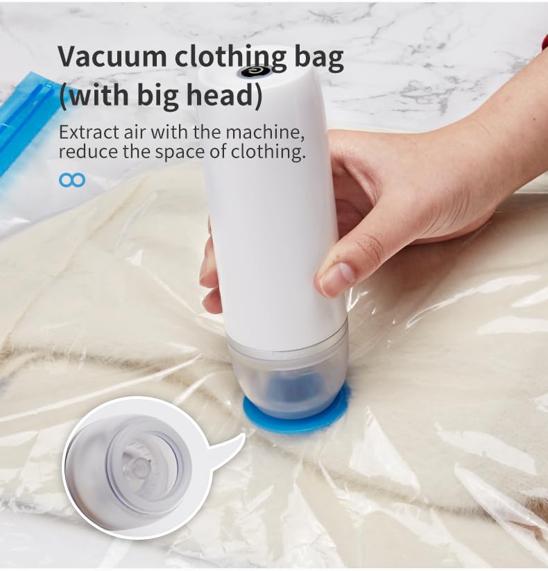 VALACU vacuum sealer sealing a mini bag in about 15 seconds