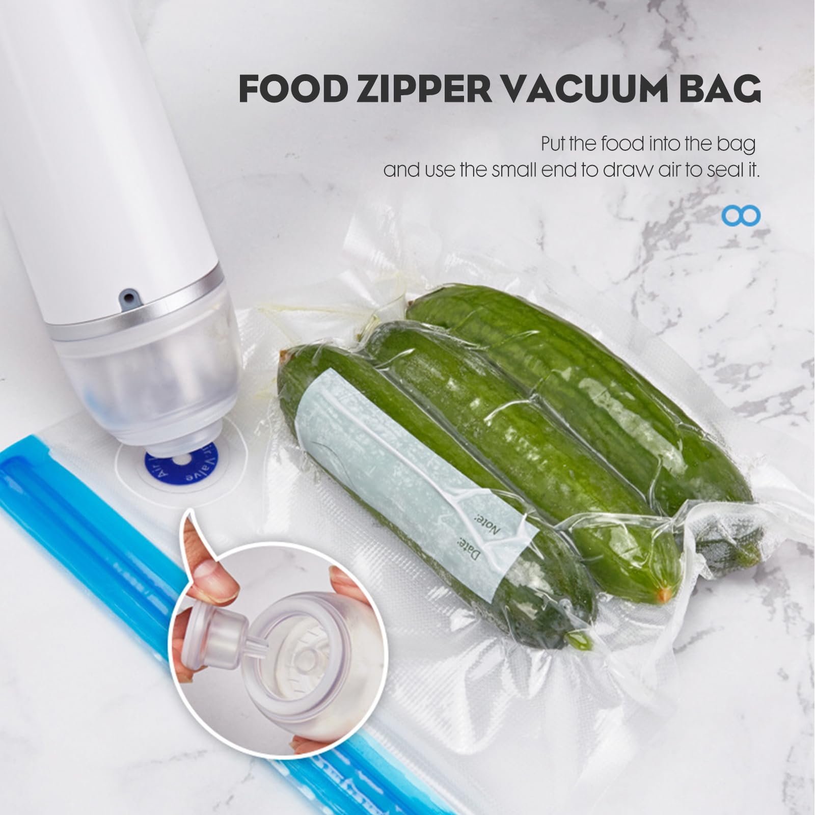 VALACU vacuum sealer weighs 120 grams and is highly portable