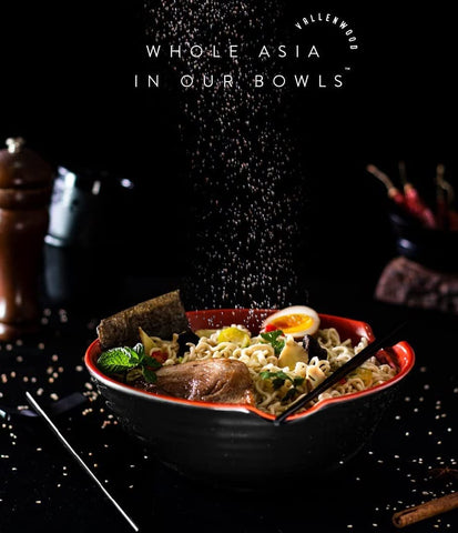 VALLENWOOD bowls suit ramen, pho, udon, and rice bowls across cuisines.