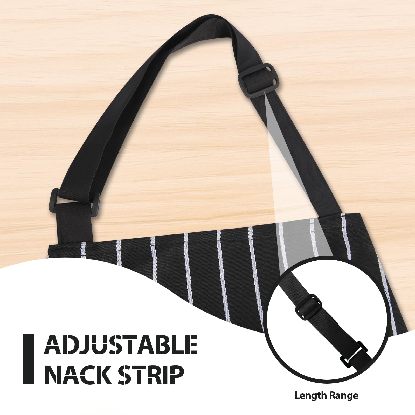 VALOME 2-pack kitchen apron multi-use for cooking, floral design, painting.