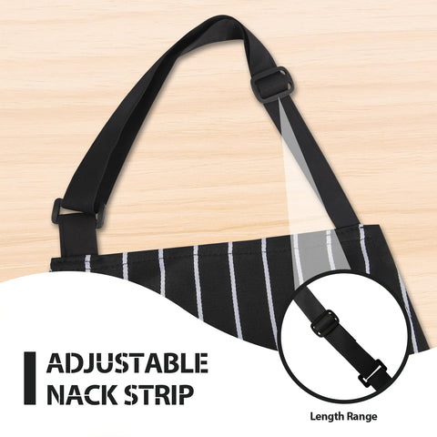 VALOME 2-pack kitchen apron multi-use for cooking, floral design, painting.