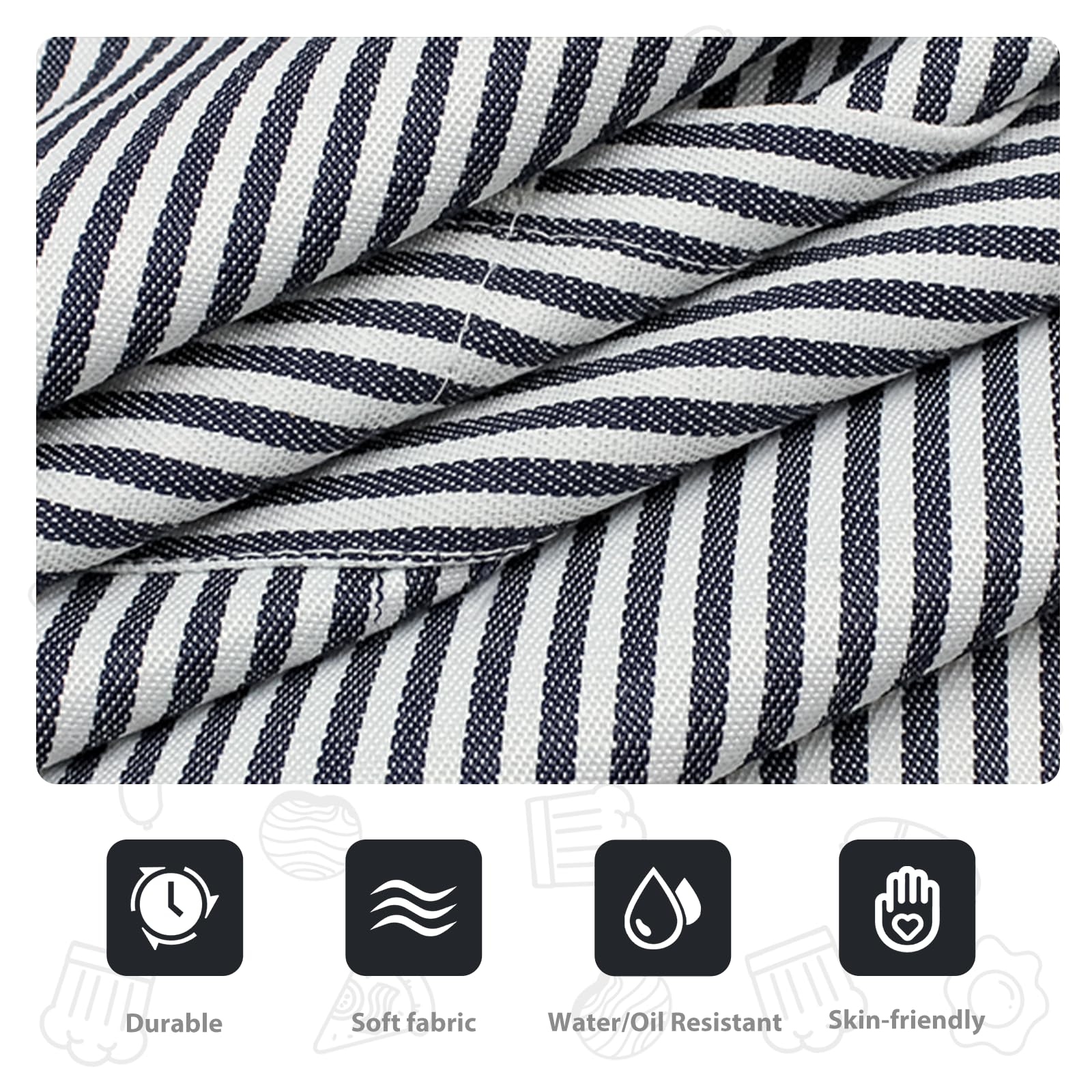 VALOME adjustable neck strap apron for comfortable universal fit
