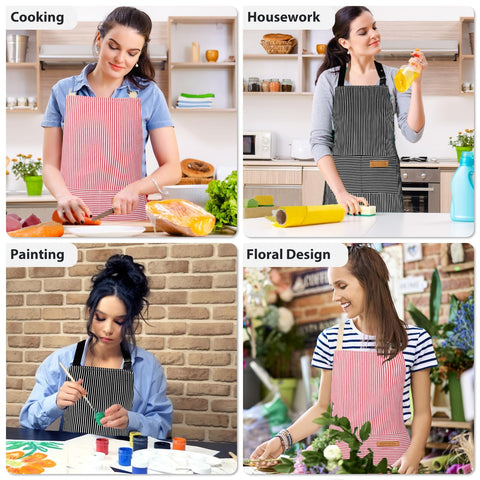 VALOME dual pockets hold tools and recipe cards.