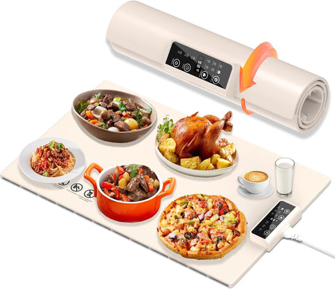 Valuejoy warming mat shows rapid heat for quick, even warming of food