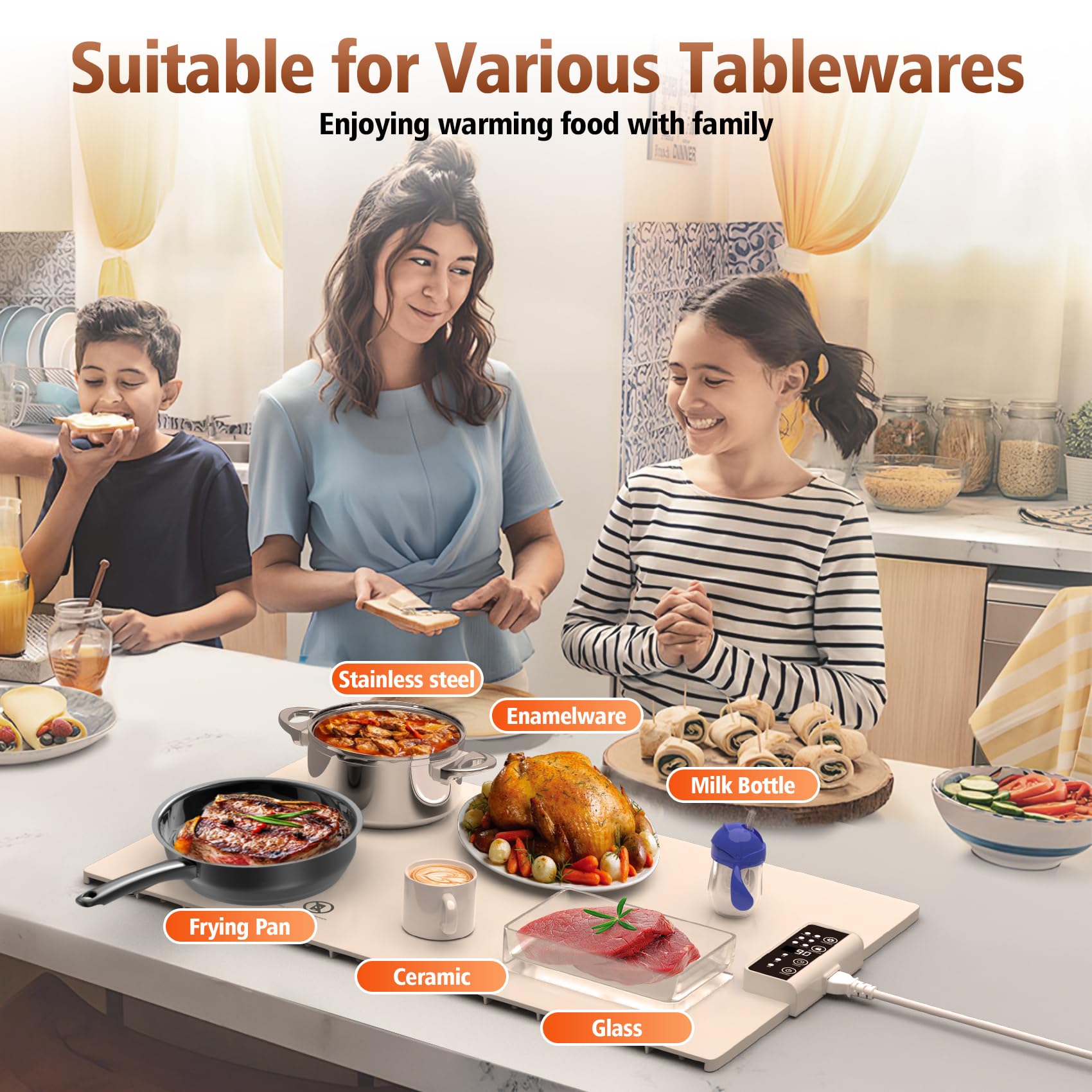 Valuejoy warming mat rollable and portable for travel and storage