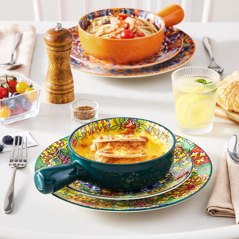 Vancasso bake-to-table bowls move from oven to table with ease.