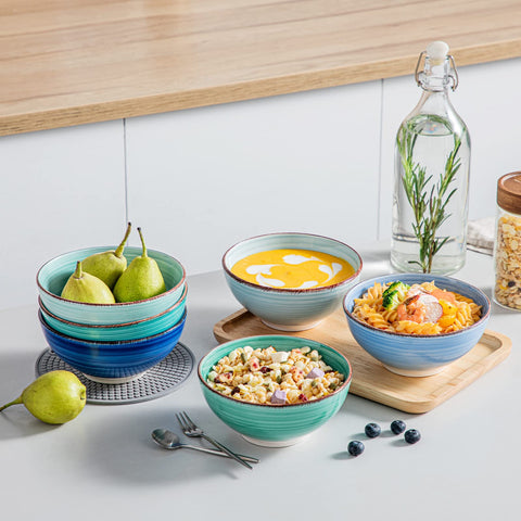Each Bonita bowl features sixpointfour-inch diameter for balanced serving