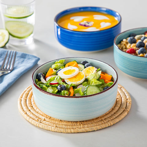 Vancasso Bonita microwave-safe bowls heat quickly and evenly.
