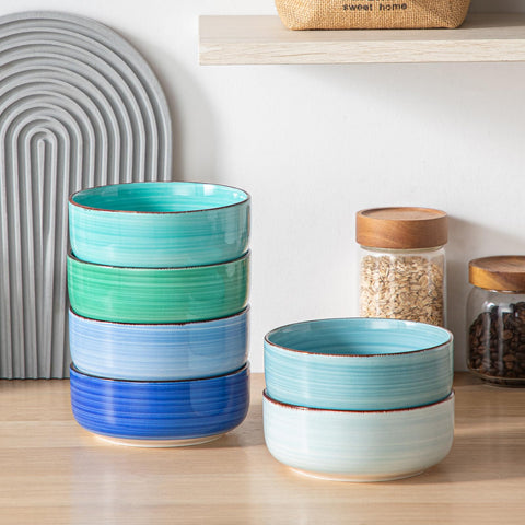 Vancasso Bonita oven-safe bowls withstand reheating safely.