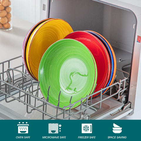 Vancasso Bonita colorful glaze brightens casual or formal table settings.