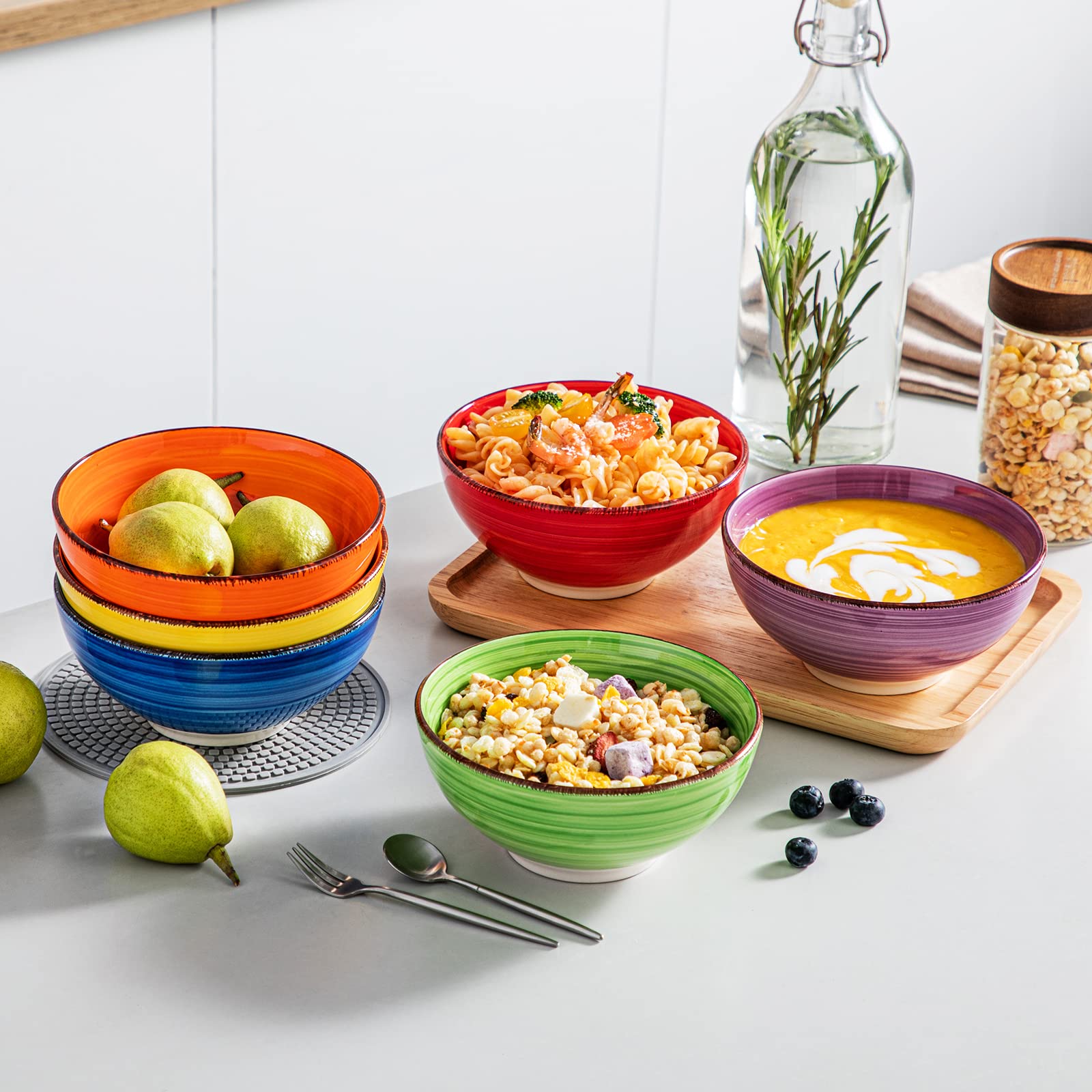 Vancasso Bonita bowls on table setting for soups and cereals