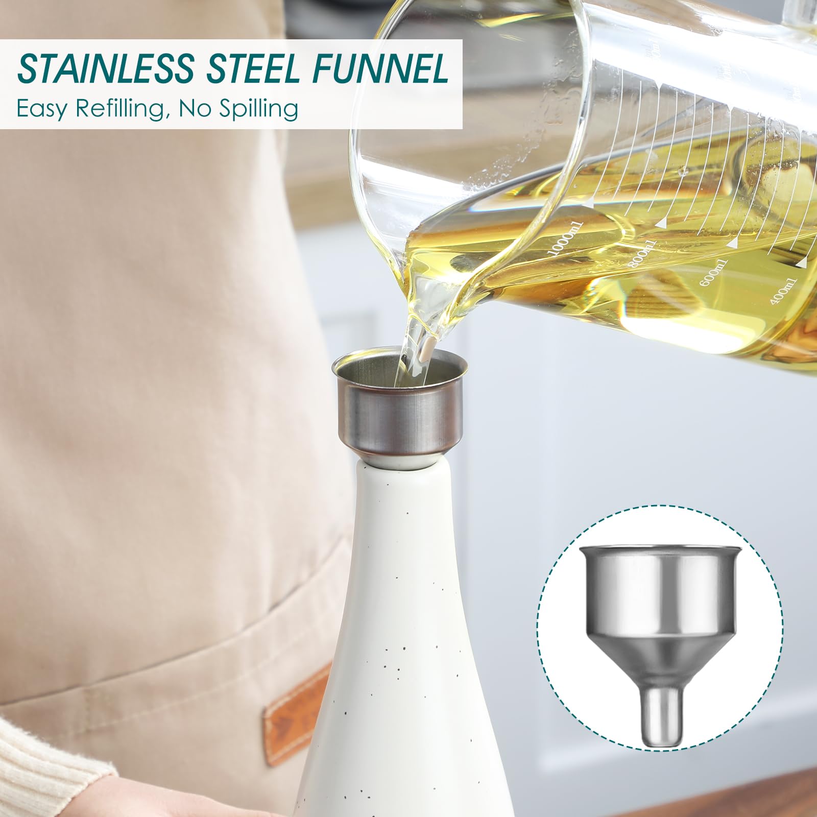 Vancasso ceramic dispenser with an easy-clean surface for quick maintenance.