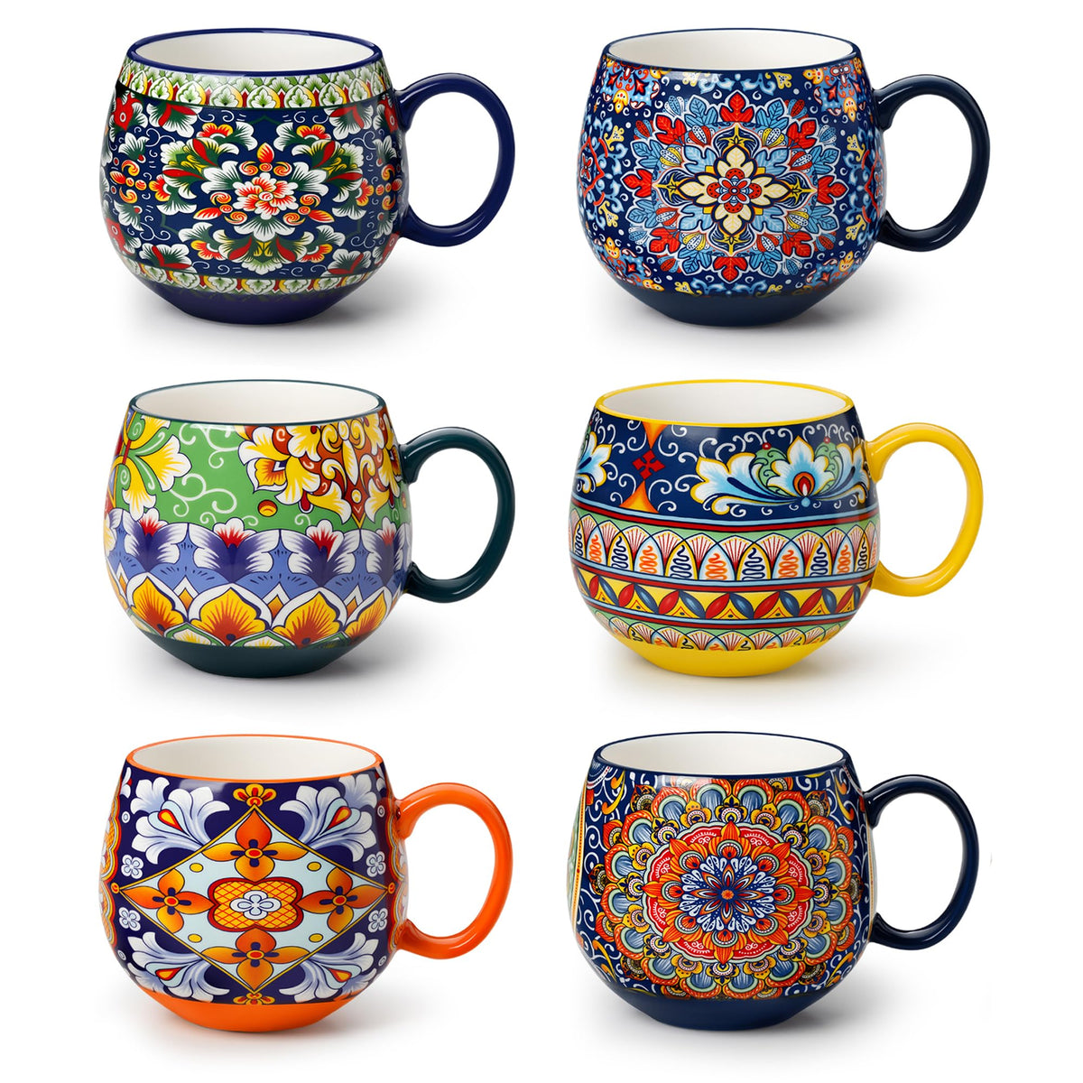 Vancasso six-pack of coffee mugs for daily use