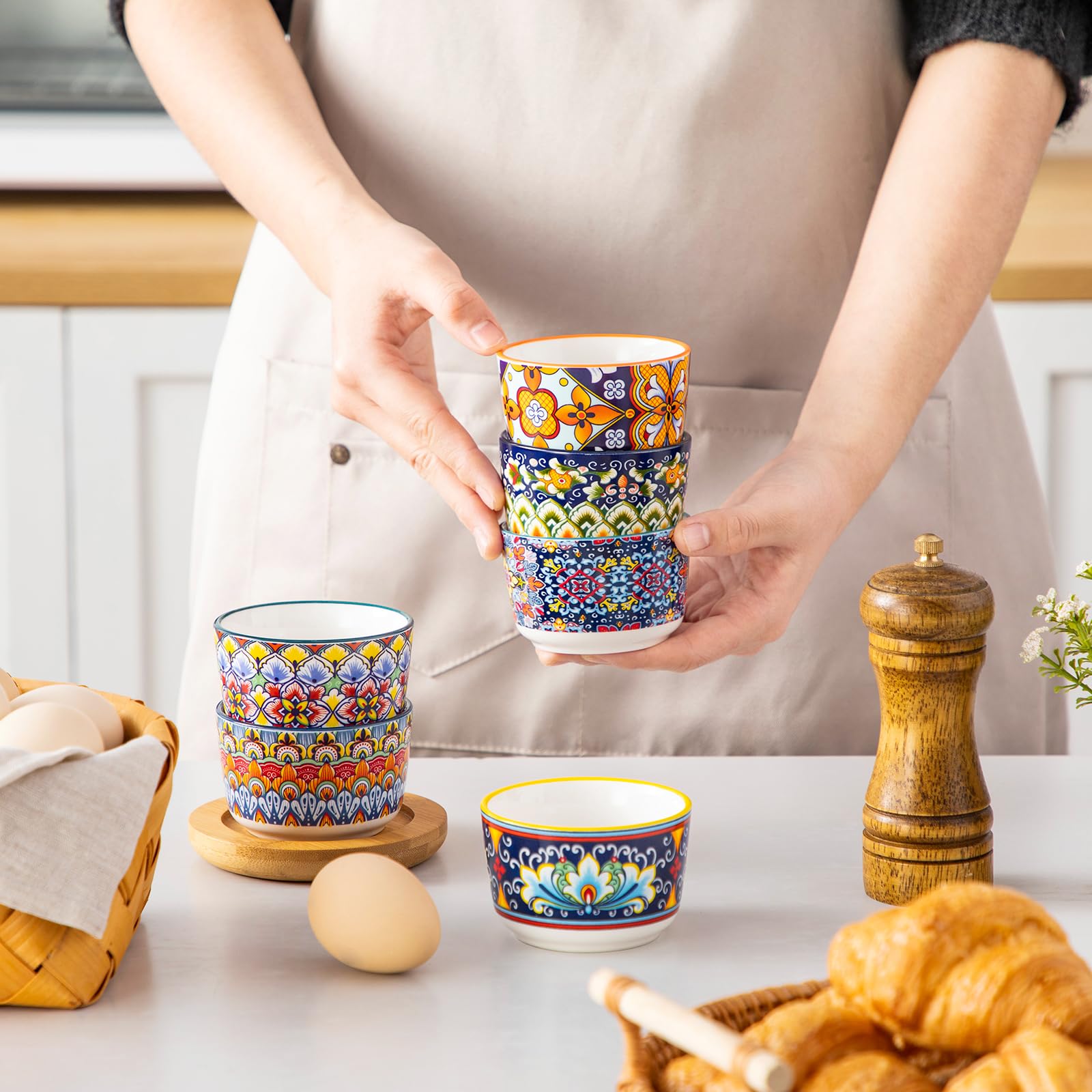 Vancasso gift-ready bohemian ramekins set perfect for holidays.