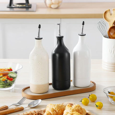 Vancasso on kitchen counter adds elegance to décor.