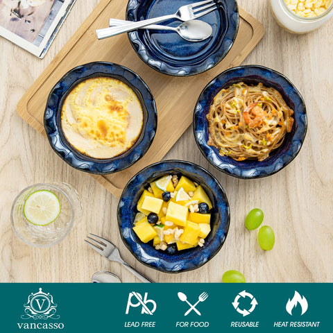 Vancasso mini pie pans are dishwasher safe for easy cleanup