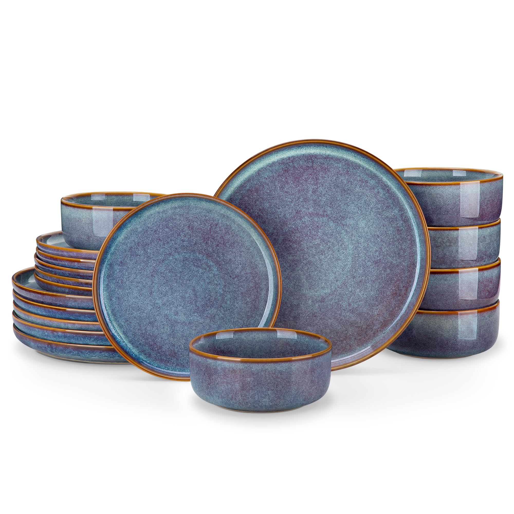 Vancasso Playa main dinnerware set on table, versatile for daily meals.