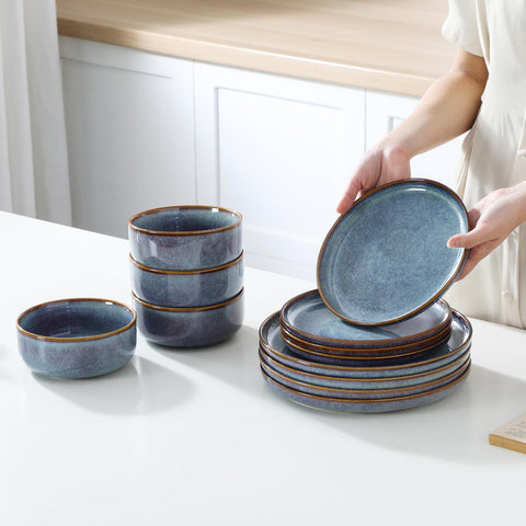 Vancasso Playa microwave-safe plates for reheating leftovers easily