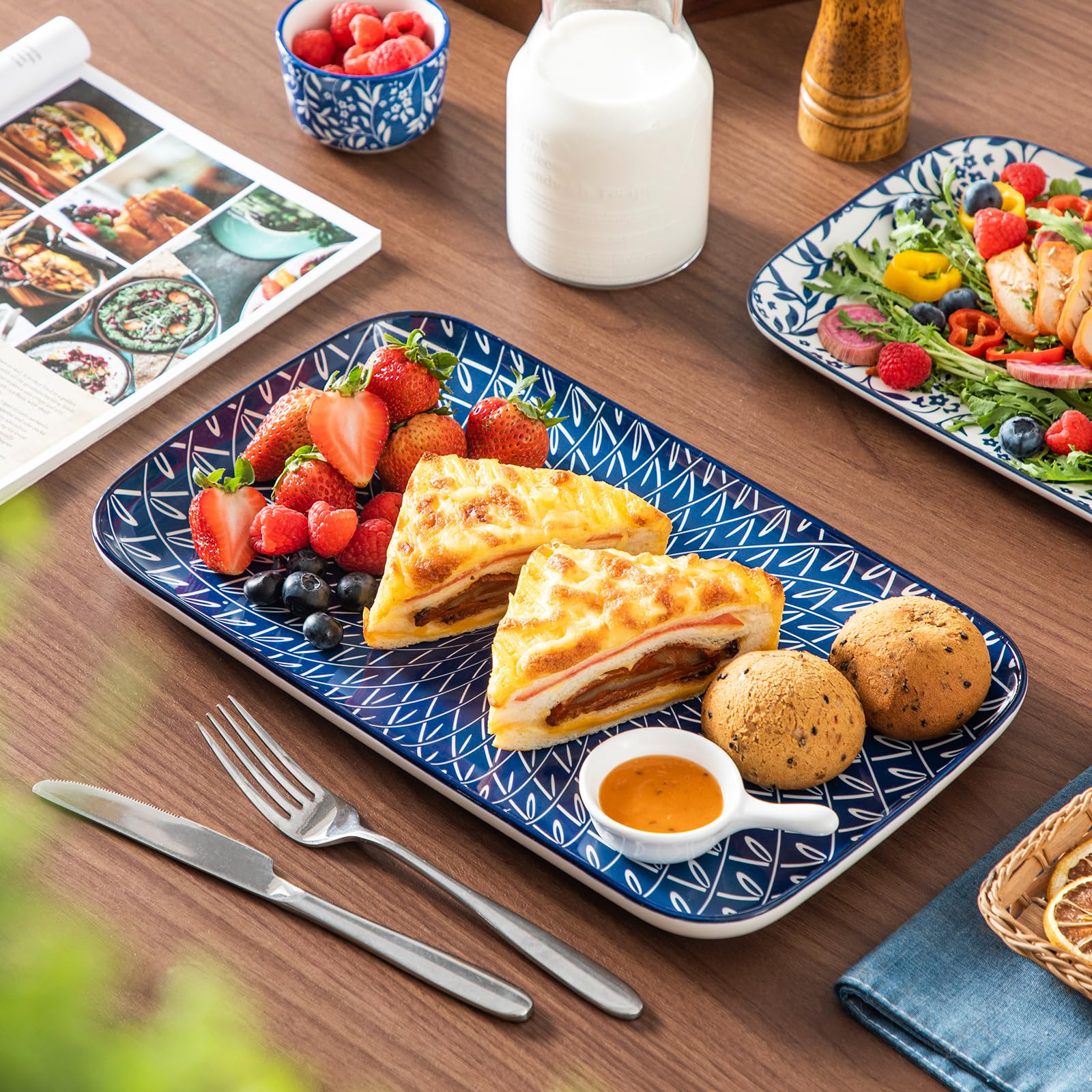 Vancasso Selene 12-inch serving tray perfect for desserts and bites