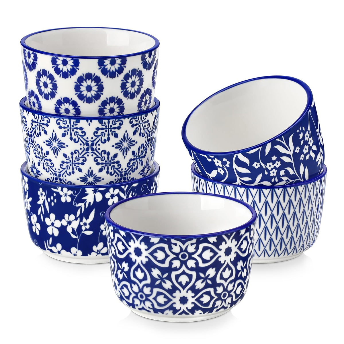 Vancasso Selene 4oz ramekins six-piece set for desserts