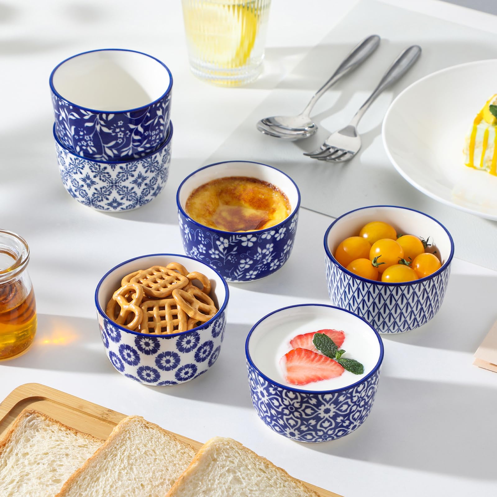 Elegant Mediterranean-inspired Selene motif enhances everyday dining and entertaining.