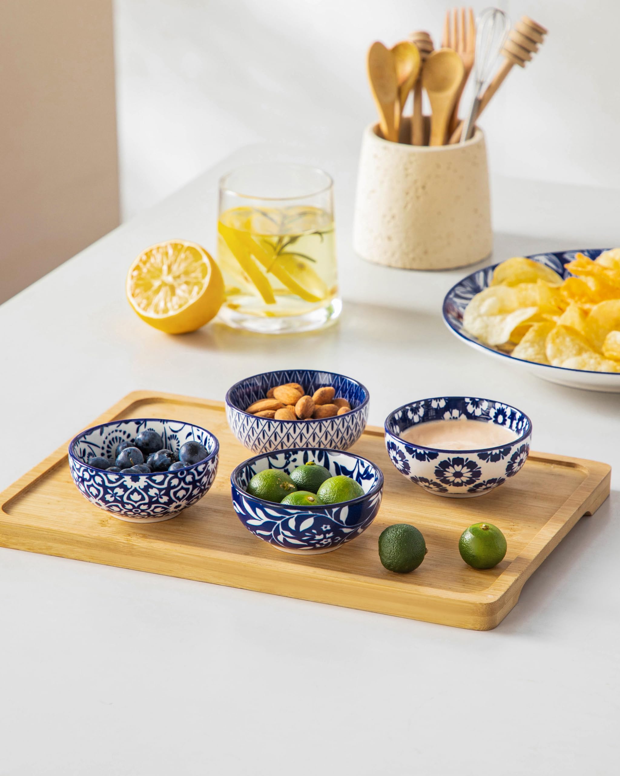 Vancasso Selene mini bowls for charcuterie boards